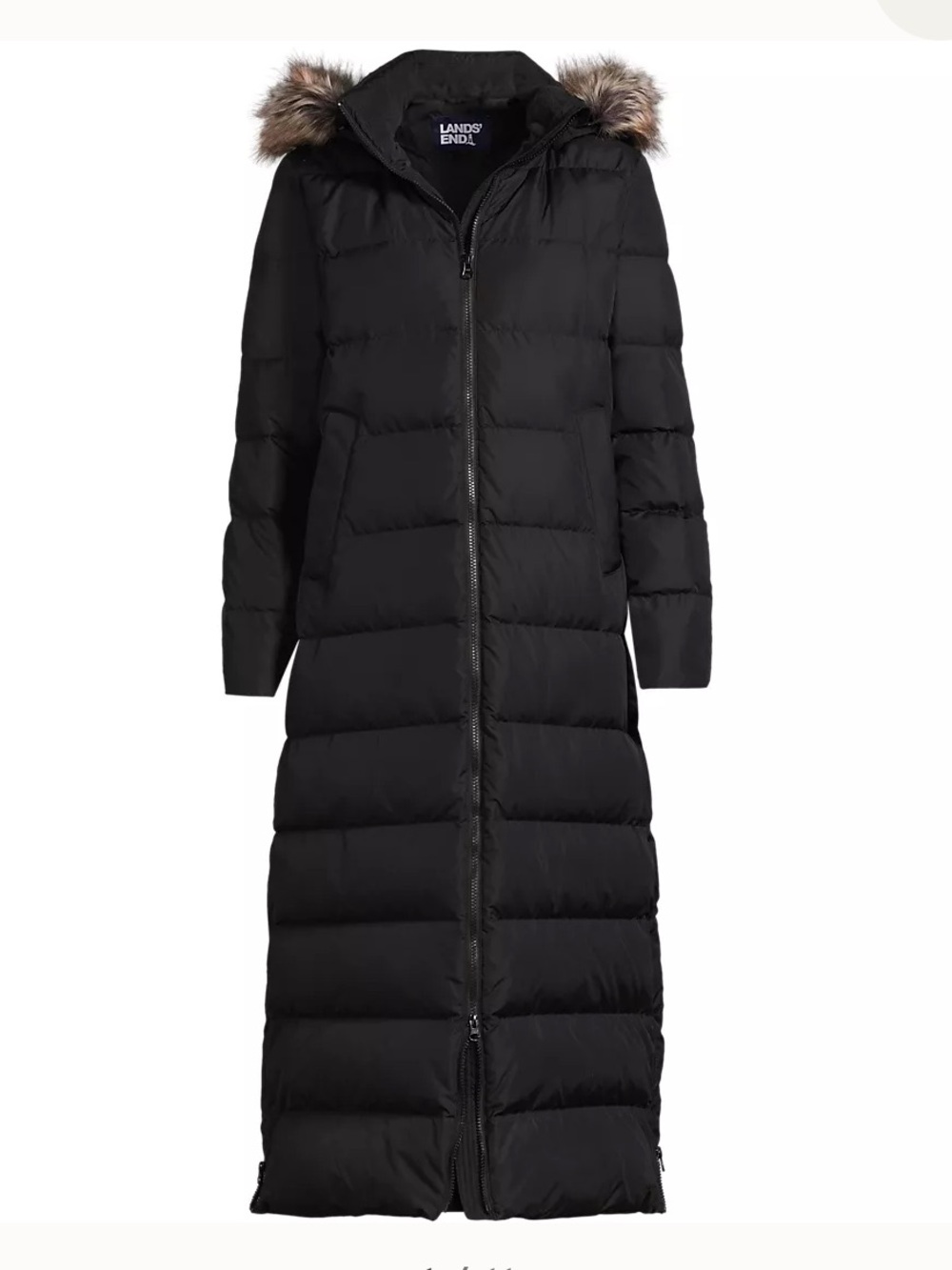 Lands end down 600 filled maxi down coat